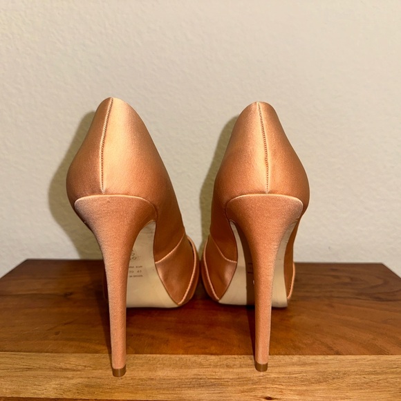 Lucho Satin Platform Heels - Picture 4 of 6